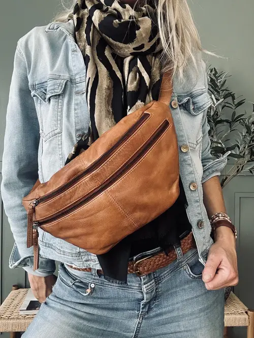 Bumbag LOCK - Cognac  - Str. 117