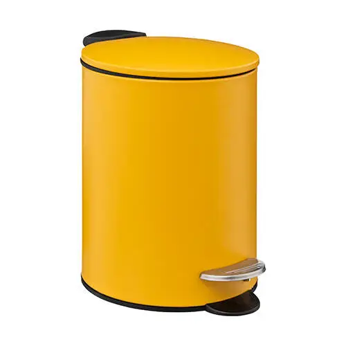 Dust toiletspand 3 L m/ soft close - Mustard