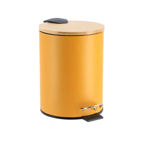 Solo toiletspand m/ soft close 2,5 L - Mustard