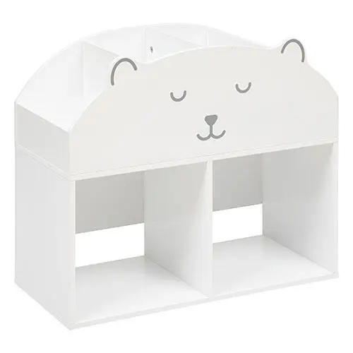 Bear bogreol MDF - 64 x 56 x 30 cm. | Hvid