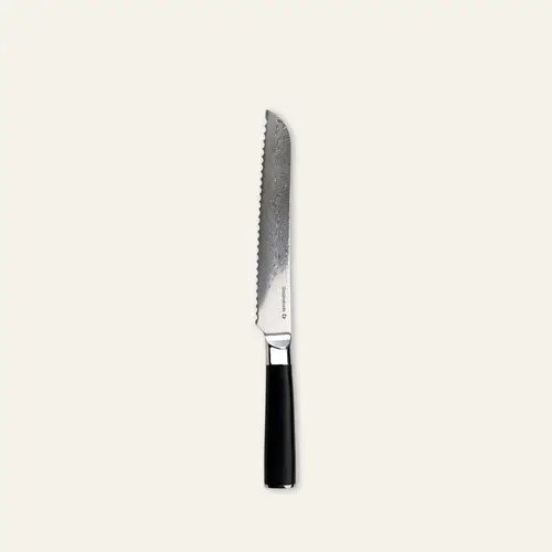 Gastrotools Brødkniv - Japansk Damaskus Stål - 21 cm - 67 Lag - VG10 Kerne - Sort