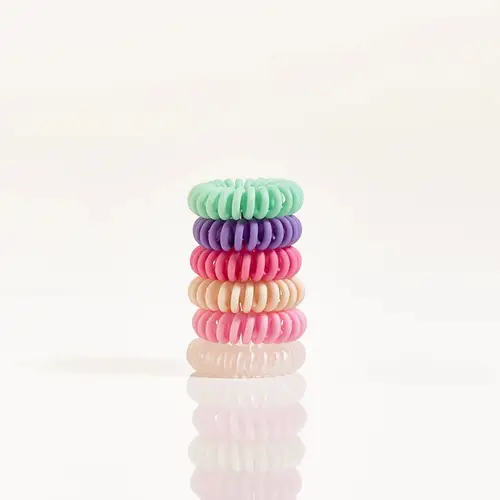 Hair Rings 6-pack - Candy