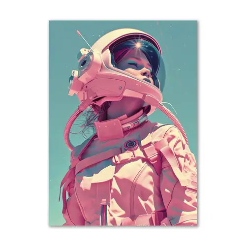 Space Chick - 90x120 cm. - Ingen