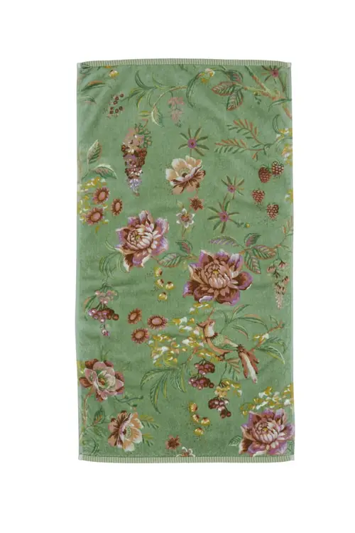 PIP Studio Håndklæde Secret Garden Green 55x100