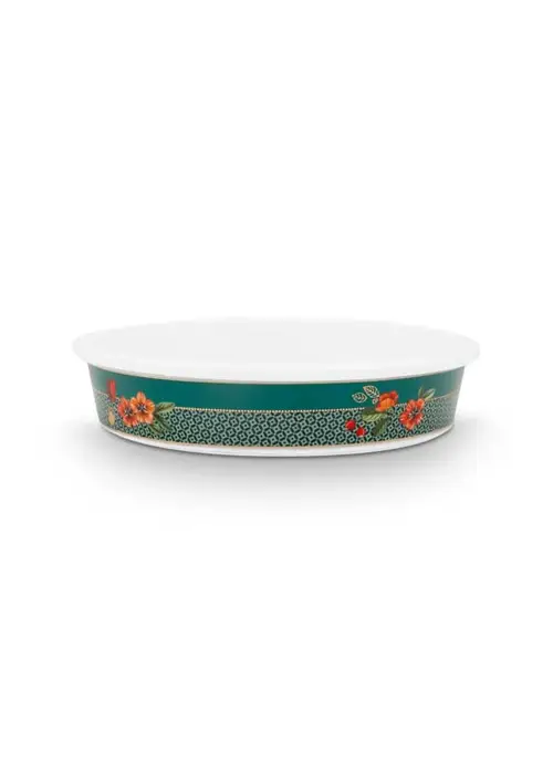 Baking Dish Round Winter Wonderland Green 21.6x4.5cm