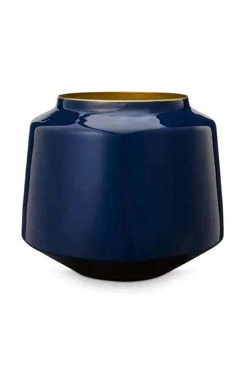 Vase Metal Blue 22cm