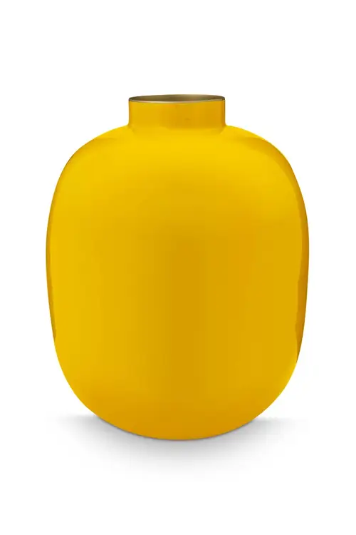 Vase Metal Ochre 32cm