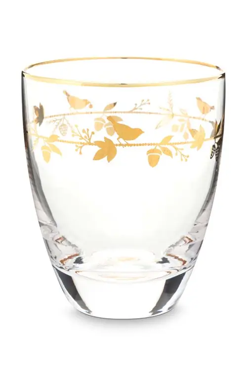 Water Glass Winter Wonderland  Gold 360ml