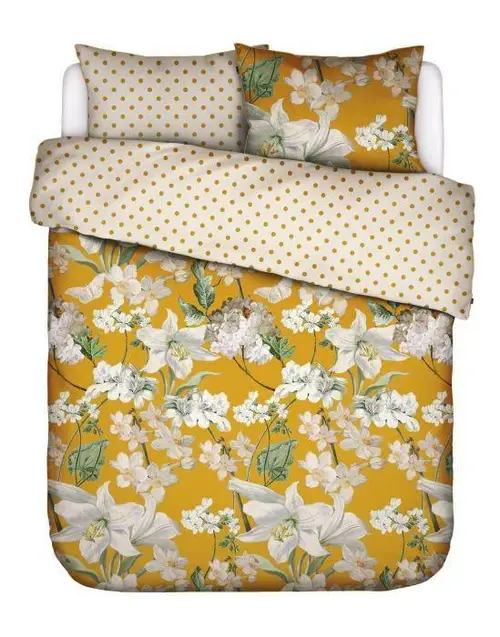 Essenza Rosalee Yellow-200 x 200 cm & 2 stk. puder 60 x 63 cm