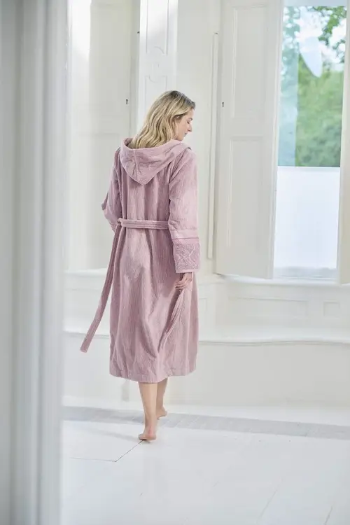 PIP Soft Zellige Bathrobe Lila XL