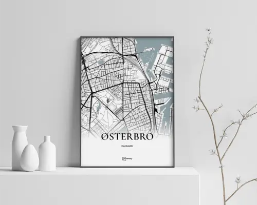 Østerbro Plakaten 21×30 cm (A4)