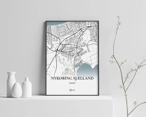 Nykøbing Sjælland Plakaten 42×60 cm (A2)