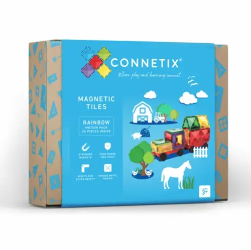 Connetix Rainbow, 24 Piece Motion Pack