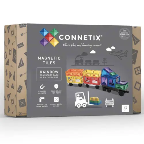 Connetix Rainbow Transport 50 dele