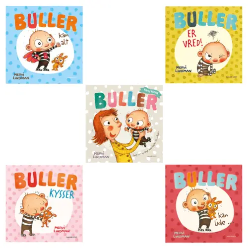 Buller Bundle om følelser &amp;#8211; 5 stk