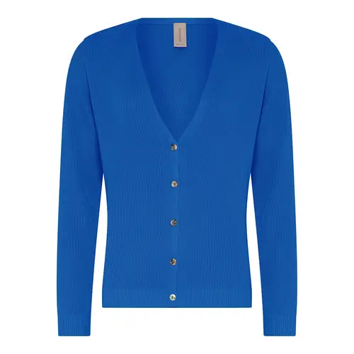 Skovhuus Kvinde Strik Cardigan Fresh Blue M