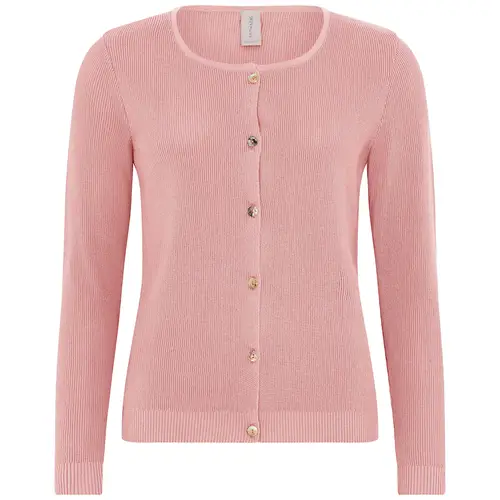 Skovhuus Kvinde Strik Cardigan Lip Rose XXXL