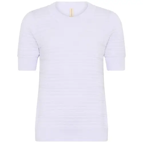 Skovhuus Kvinde T-shirt i Strik White L