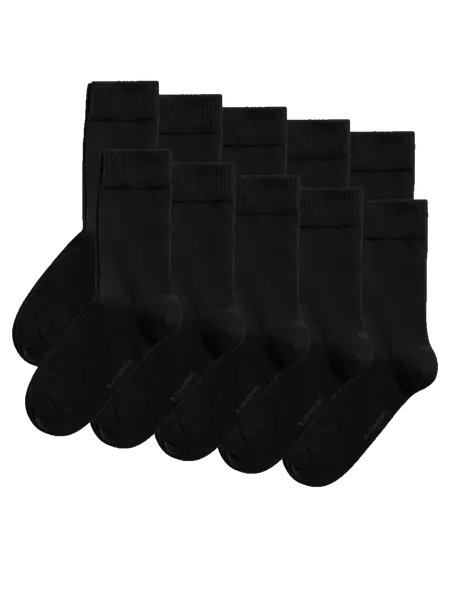 Björn Borg Essential Socks 10-pack Sort, 36-40