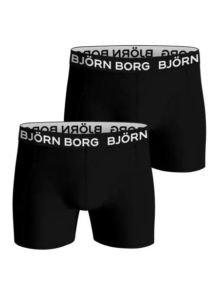 Björn Borg Bamboo Cotton Blend Boxer 2-pack Sort, L