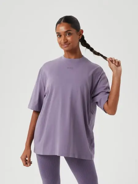 Björn Borg Studio Oversized T-shirt Lilla, L