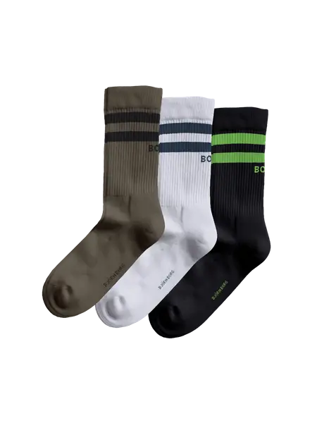 Björn Borg Core Crew Socks 3-pack Multi, 36-40