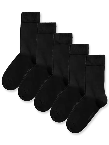 Björn Borg Essential Socks 5-pack Sort, 36-40