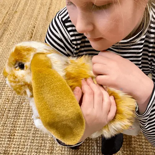 Kanin bamse vædder brun, 30 cm - Teddy Hermann