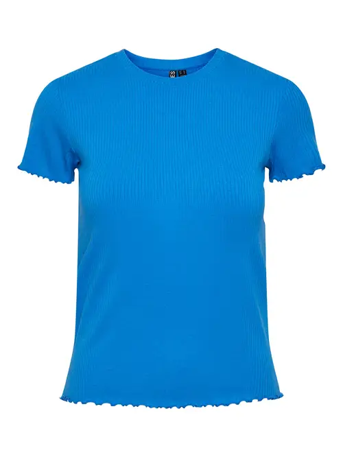 Pcnicca ss o-neck top noos French blue