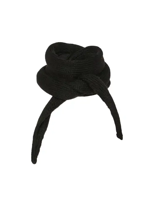 Pclullu mini knit scarf d2d Black