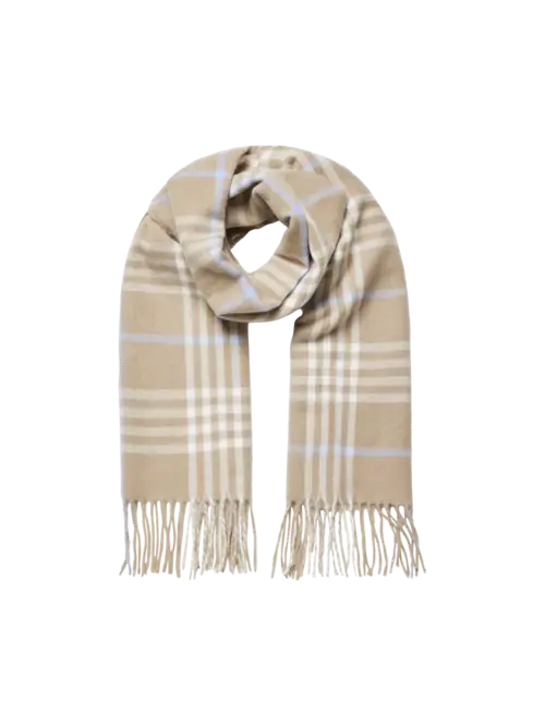 Pclesia long scarf kac pwp Silver mink