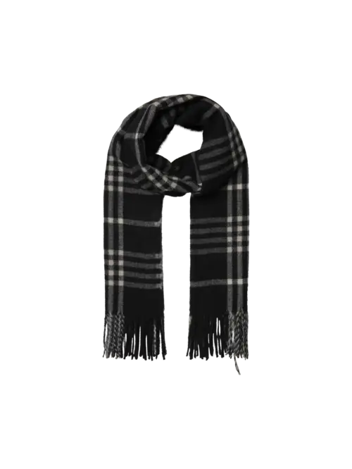 Pclesia new long scarf kac pwp Black