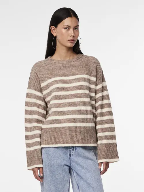 Pcline ls o-neck knit pwp bc Fossil