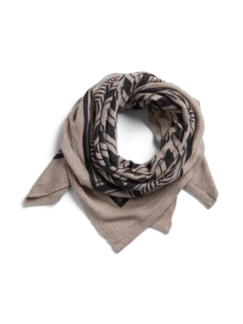 Pcnovis small sqaure scarf bc Silver mink