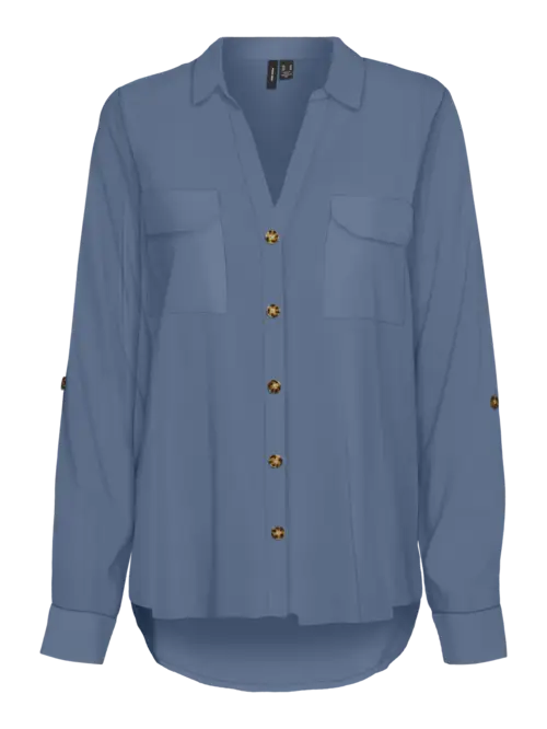 Vmbumpy l/s shirt new wvn ga noos Coronet blue