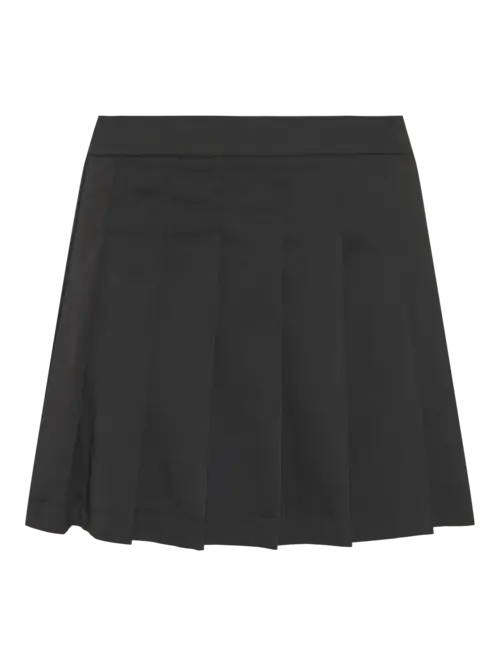 Pcgala mw mini plisse skirt d2d jit Black