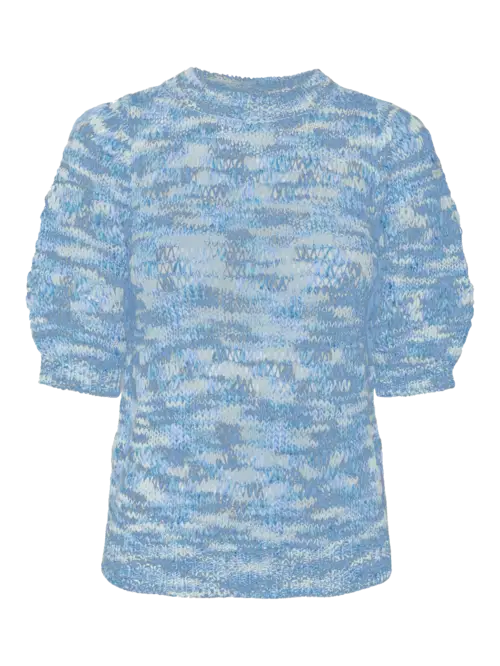 Vmmaddi 2/4 o-neck pullover boo Mazarine blue