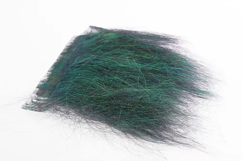 Shimmer fringe - Peacock Green