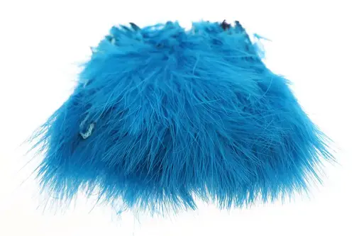 Select Marabou Plumes - Peacock Blue