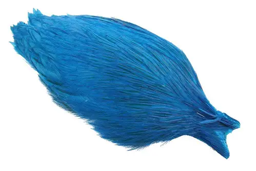 Whiting American Rooster Cape - Kingfisher Blue