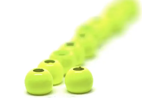 Futurefly Brass Beads - Fl. Yellow Chartreuse