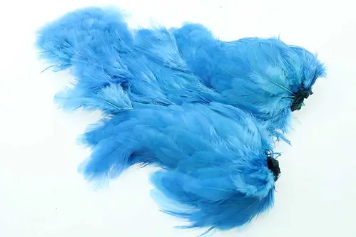 Ewing Kingfisher Blue Body Marabou Patch