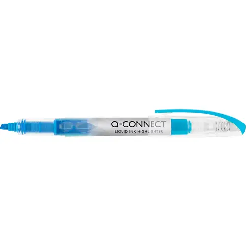 Q-connect Liquid tekstmarker blå