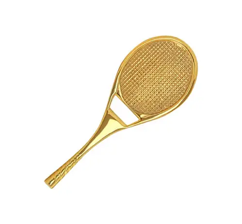 Tennisrack flasköppnare mässing