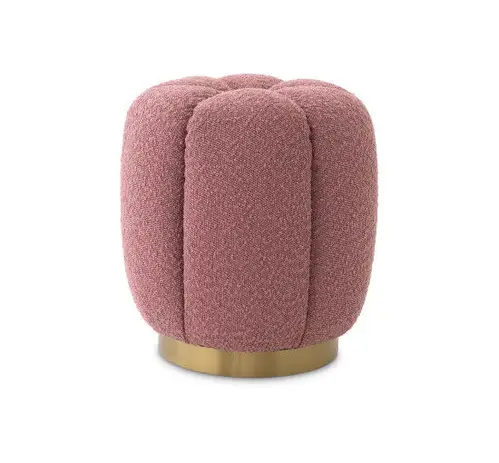 Orchanic pall bouclé rose