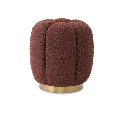 Orchanic pall bouclé rouge