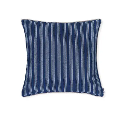 Bungalow Stripe pudebetræk indigo