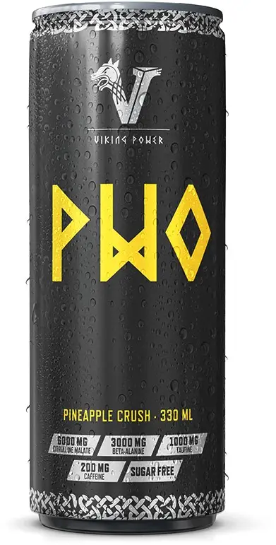 PWO Energy Drink - 24 x 330 ml - Blue Raspberry