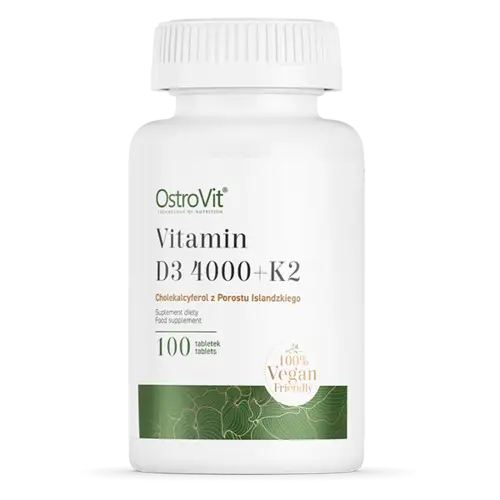 OstroVit Vitamin D3 4000 IU + K2 VEGE 100 tabs