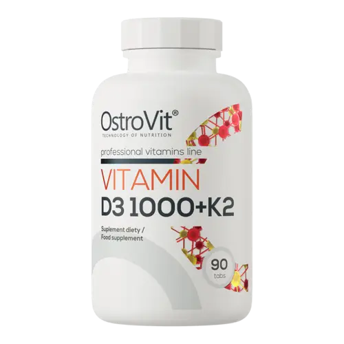 OstroVit Vitamin D3 1000 IU + K2 90 tabs